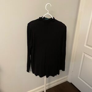 Rachel Zoe Black Long Sleeve Top